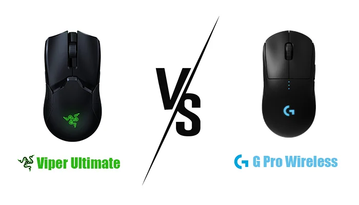 Razer Viper Ultimate vs G Pro Wireless